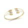 14K Gold 0.60 ct. tw. Diamond Bangle Bracelet