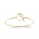 14K Yellow Gold 0.08 ct. tw. Diamond Toggle Wire Bracelet