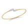 14K Yellow Gold 0.15 ct. tw. Diamond Wire Bracelet