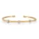 14K Gold 0.14 ct. tw. Bangle Bracelet