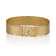 14K Gold 0.04 ct. tw. Diamond Cuff