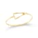 14K Gold 0.09 ct. tw. Diamond Bangle Bracelet