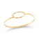 14K Gold 0.13 ct. tw. Diamond Bangle