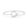 14K White Gold 0.08 ct. tw. Diamond Toggle Wire Bracelet