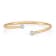 14K Gold 0.20 ct. tw. Bangle Bracelet