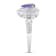 14K White Gold, 0.64ctw  Pear Tanzanite & 0.23ctw Diamond Split
Shank Ring