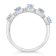 14K White Gold 1.00ctw Pear Aquamarine & 0.23ctw Diamond Ring