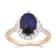 14K Yellow Gold, 1.91ctw Lightning Ridge Opal & 0.31ctw Diamond Ring