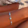 Larimar Rhodium Over Sterling Silver Heart Bracelet