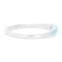 Graduated Larimar Rhodium Over Sterling Silver Bangle Bracelet