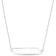 Larimar Rhodium Over Sterling Silver Bar Necklace