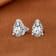 4 Ct 14K White Gold IGI Certified Pear Shape Lab Grown Diamond Stud
Earrings Friendly Diamonds