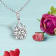 1 Ct 14K Gold IGI Certified Lab Grown Round Shape 4 Prong Diamond
Pendant Necklace Friendly Diamonds