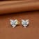 3 Ct 14K Yellow Gold IGI Certified Heart Shape Lab Grown Diamond Stud
Earrings Friendly Diamonds