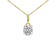 1.5Ct 14K Yellow Gold IGI Certified Lab Grown Round Shape 4 Prong
Diamond Necklace Friendly Diamonds