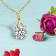 1.5Ct 14K Yellow Gold IGI Certified Lab Grown Round Shape 4 Prong
Diamond Necklace Friendly Diamonds