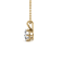 1.5 Ct 14K Gold IGI Certified Lab Grown Round Shape 6 Prong Diamond
Necklace Friendly Diamonds