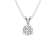 1 Ct 14K Gold IGI Certified Lab Grown Round Shape 3 Prong Diamond
Pendant Necklace Friendly Diamonds
