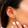 3 Ct 14K White Gold IGI Certified Lab Grown Bezel Solitaire Stud
Earrings Friendly Diamonds