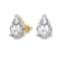 4 Ct 14K Yellow Gold IGI Certified Pear Shape Lab Grown Diamond Stud
Earrings Friendly Diamonds