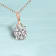 1 Ct 14K Gold IGI Certified Lab Grown Round Shape 4 Prong Diamond
Pendant Necklace Friendly Diamonds