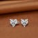 6 Ct 14K White Gold IGI Certified Heart Shape Lab Grown Diamond Stud
Earrings Friendly Diamonds