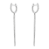 14K White Gold 0.52ct Diamond Earrings