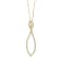 14KY 0.93ct Diamond Pendant With Chain