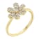 14K Yellow Gold 0.26ct Diamond Ring