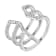 14K White Gold 0.56ct Diamond Ring