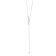 14KW 0.50ct Diamond Pendant With Chain