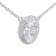 14KW 0.67ct Diamond Pendant With Chain