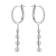 14K White Gold 0.86ct Diamond Earrings