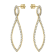 14K Yellow Gold 1.66ct Diamond Earrings
