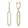 14K Yellow Gold 0.54ct Diamond Earrings