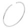 14K White Gold 0.81ctw Diamond Bangle
