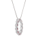 14KW 0.89ct Ruby and Diamond Pendant With Chain