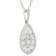 14KW 0.77ct Diamond Pendant With Chain