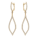 14K Yellow Gold 0.77ct Diamond Earrings