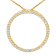14KY 0.84ct Diamond Pendant With Chain
