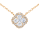 14KY 0.21ct Diamond Pendant With Chain