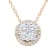 14KY 1.19ct Diamond Pendant With Chain