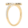14K Yellow Gold 0.45ct Diamond Ring