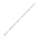 14K White Gold 1.58ctw Diamond Paperclip Bracelet