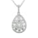 14KW 0.77ct Diamond Pendant With Chain