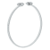14K White Gold 0.7ctw Diamond Bangle