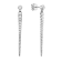 14K White Gold 0.57ct Diamond Earrings