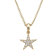 14KY 0.15ct Diamond Pendant With Chain