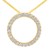 14KY 0.55ct Diamond Pendant With Chain