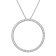 14KW 1.04ct Diamond Pendant With Chain